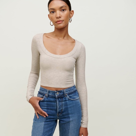 Reformation Tops Reformation Paige Knit Top Poshmark